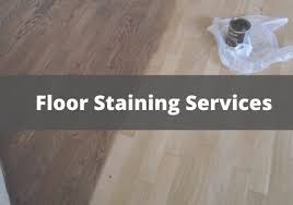 wooden floor staining services london