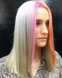 Highlight with golden blondes,copper as you can see, on the wheel that blue and yellow make green. Hair Streaks 20 Updated Ways To Wear This Trend All Things Hair Us