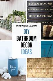 20 handmade diy bathroom decor ideas