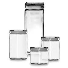 Glass Jars With Lids Kitchen Canisters