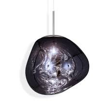 The melt led mini pendant from tom dixon has a misshapen form that adds a mesmerizing look to your space. Tom Dixon Melt Pendant Led Questo Design