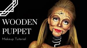 wooden puppet makeup tutorial you