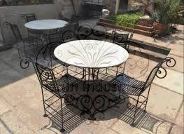 4 Seater Dining Wrought Iron Furniture