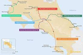 costa rica travel maps maps to help