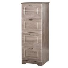 It measures 30.20 inches in height, 17.24 inches in width and 19.96 inches in depth. Homcom Tall Wooden 4 Drawer Vertical File Cabinet With Enclosed Storage File Hangers And Lock And Key Grey Oak Walmart Com Walmart Com
