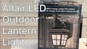 Altair Led Outdoor Energy Saving Lantern Light Review Youtube