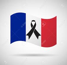 Résultat de recherche d'images pour "drapeau français en deuil"