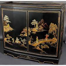 oriental furniture black lacquer