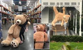 giant teddy bears during lockdown