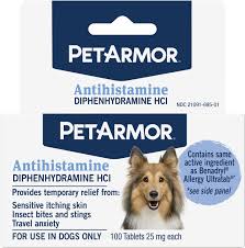petarmor antihistamine cation for