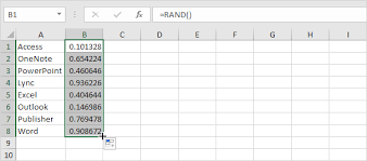 Randomize A List In Excel Easy Excel Tutorial
