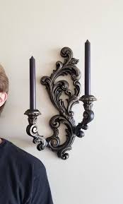 Gothic Victorian Wall Candlestick