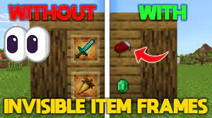 how to get invisible item frames in