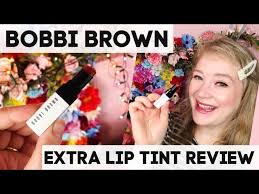 bobbi brown extra lip tint try on