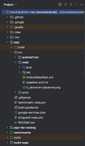projects overview android studio