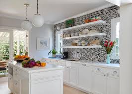 White Wall Tiles In White Kitchen