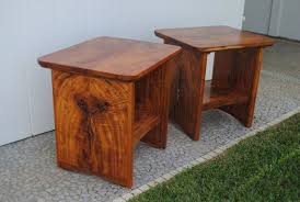 Koa Wood End Tables Solid Wood
