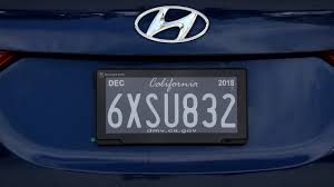 Digital License Plates Roll Out In California The Two Way