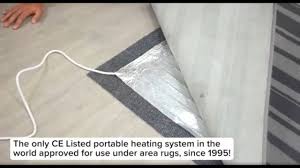 electric radiant floor heating pad