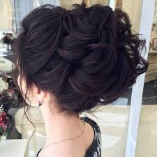 If you have long thick hair then, you can try this bun hairstyle. Updo Wedding Hairstyles For Long Thick Hair Addicfashion