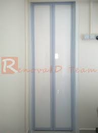 Aluminium Bifold Door For Hdb Toilet