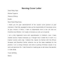 Rn Cover Letter Samples Example Nursing Cover Letter Sample Cover
