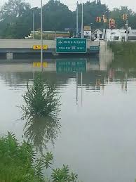 In the heart of downtown detroit. Did This Ever Make The Record Books This Is The I 94 To Detroit Metro Airport 8 13 2014 Flood Waters In Heavy R Detroit Michigan Michigan Image Detroit City