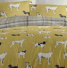 dogs animal print duvet cover sets