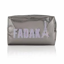 fadak 01 grey makeup pouch for