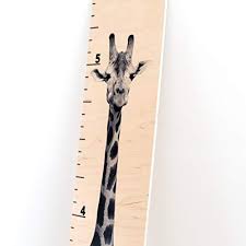 Growth Chart Art Giraffe Growth Chart Wooden Height Chart For Babies Kids Boys Girls Tall Giraffe