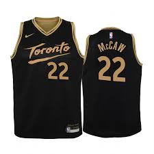 The raptors say patrick mccaw is departing the nba campus in orlando to seek treatment for a reoccurrence of a benign mass on the back of his left knee. Toronto Raptors 22 Patrick Mccaw 2021 City Edition Black Jersey Kids