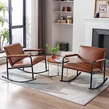 duomay modern accent rocking chair set