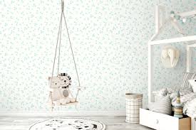 nursery fl polka dot wallpaper bolt