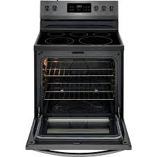electric range with self cleaning oven