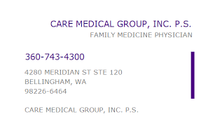 Bellingham urology group, headed by dr. 1346261500 Npi Number Care Medical Group Inc P S Bellingham Wa Npi Registry Medical Coding Library Www Hipaaspace Com C 2021
