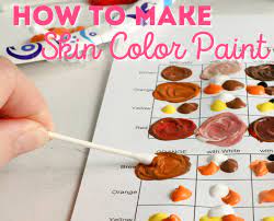 Skin Color Mixing Chart
