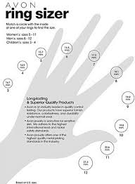 Pin By Mitchel Wilham On Ring Avon Rings Ring Size Guide