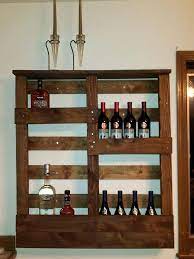 Wall Mounted Liquor Cabinet Pallet