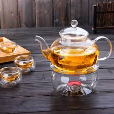 Glass Teapot Warmer Low