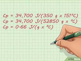 How To Calculate Specific Heat 6 Steps