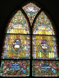 Antique Church Stained Glass Windows
