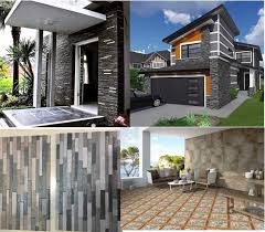 Desain tiang dan keramik teras rumah minimalis. 55 Model Tiang Teras Rumah Minimalis Batu Alam Rumah Minimalis