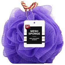 walgreens beauty mesh sponge orted