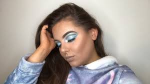jack frost inspired makeup tutorial