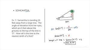 Word Problem With 1 Right Triangle