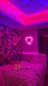 neon bedroom neon room
