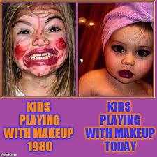 kids are getting a lot better at makeup