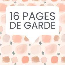 Page De Garde Cahier De Réunion Ce1 - 16 pages de garde pour les cahiers – Stylo Plume Blog