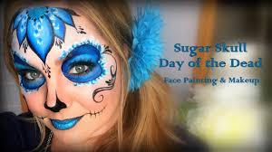 sugar skull makeup and face painting