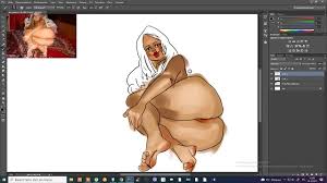 How to draw girl with a big ass 